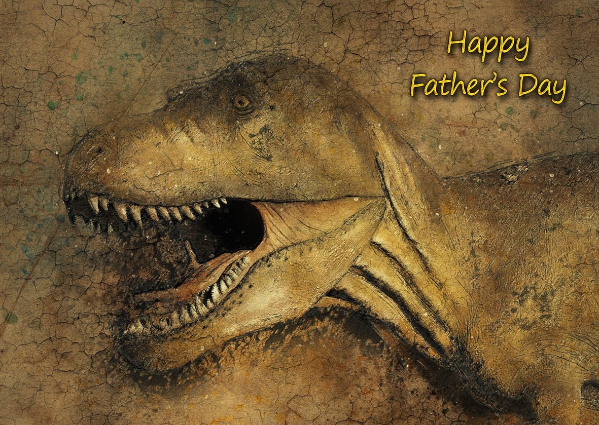 Dinosaurs Fathers Day Card