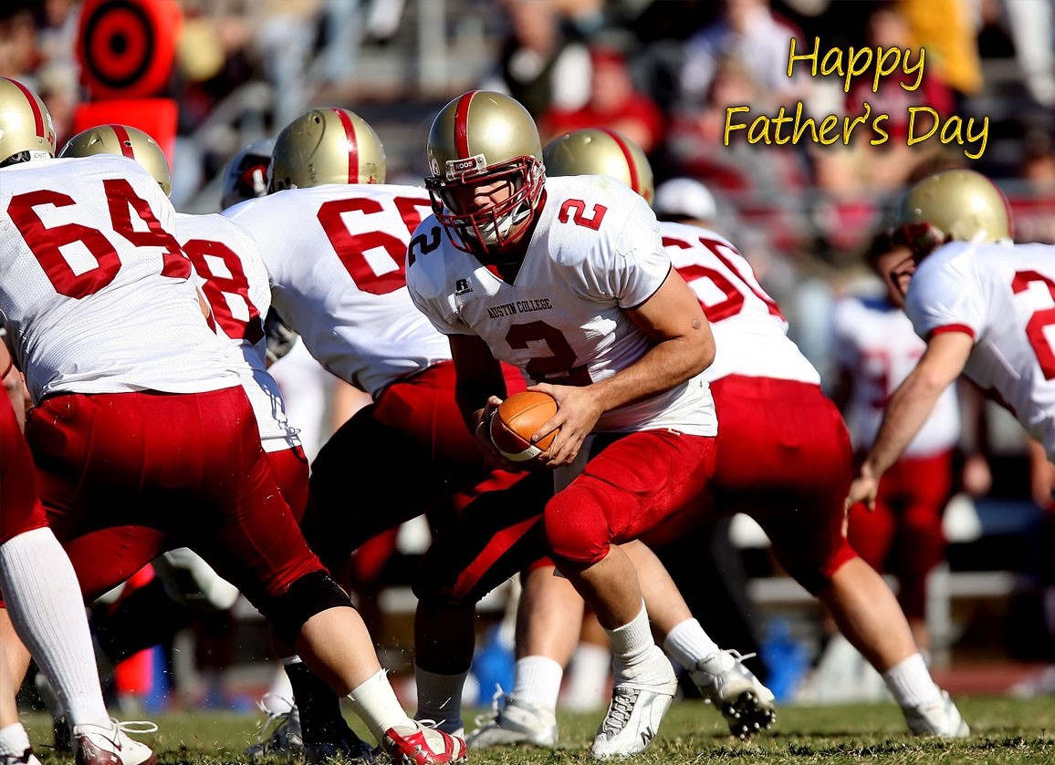 American Football Fathers Day Card