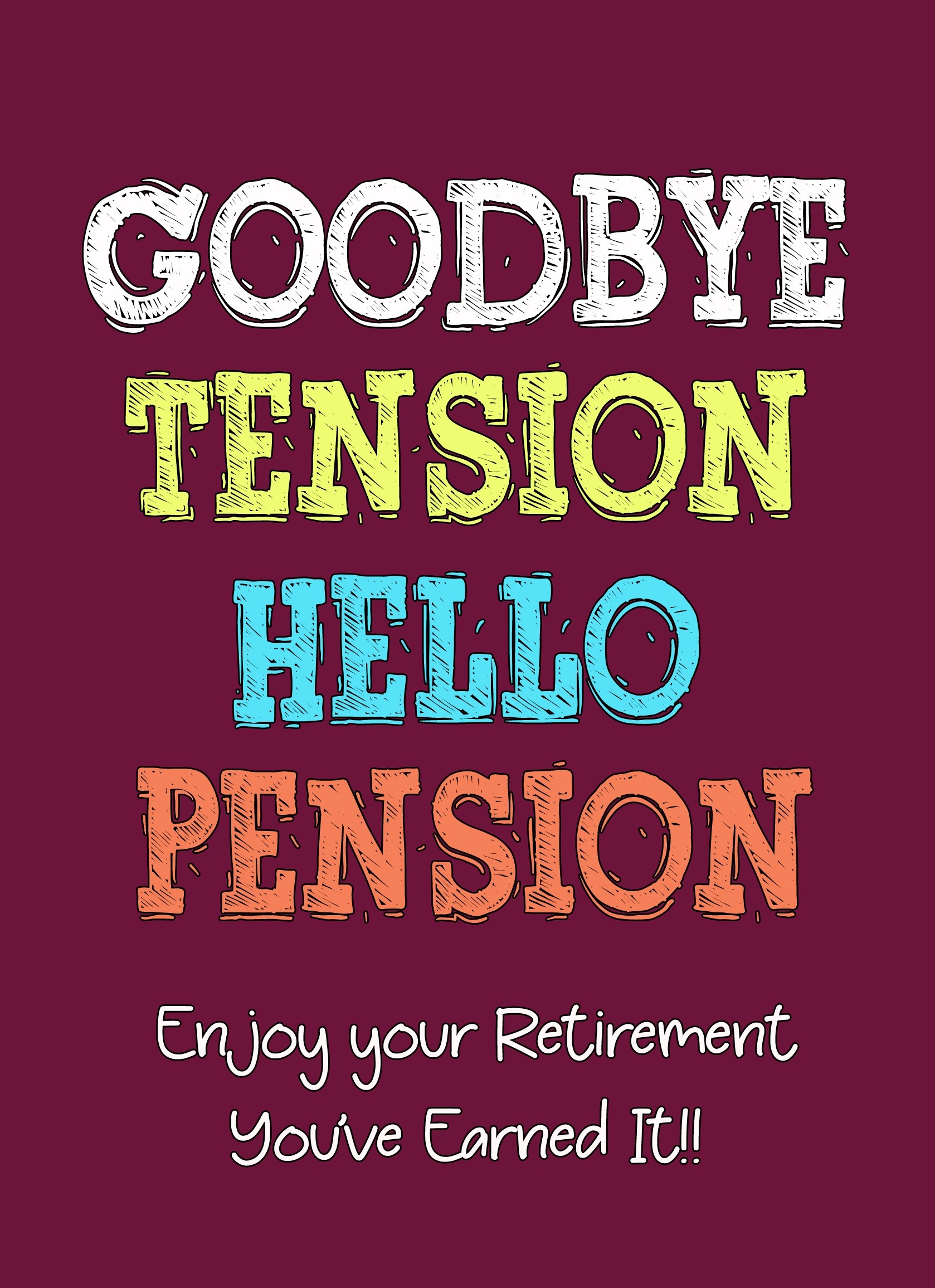 Happy Retirement Congratulations Card (Red)