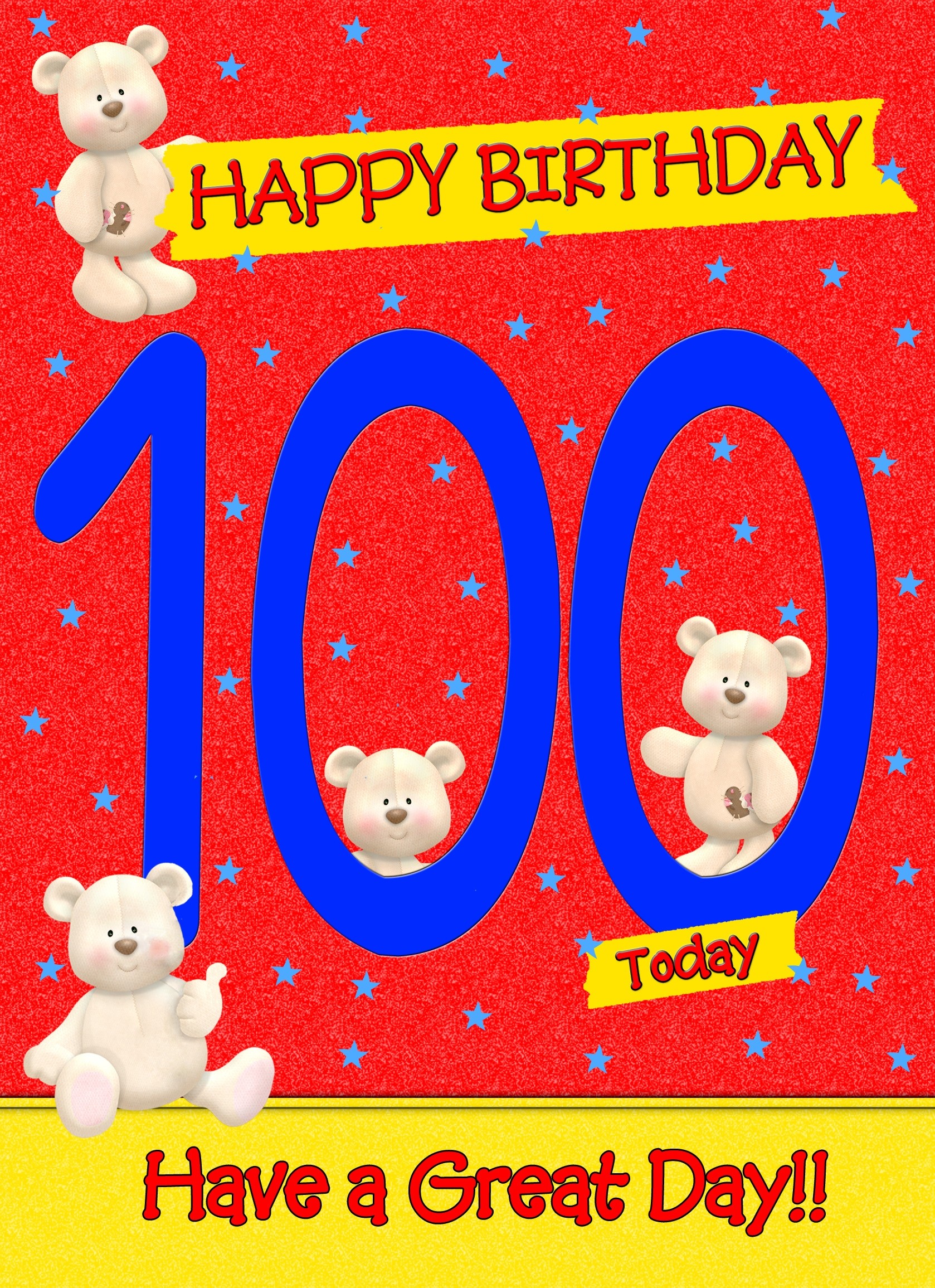 100 Today Birthday Card