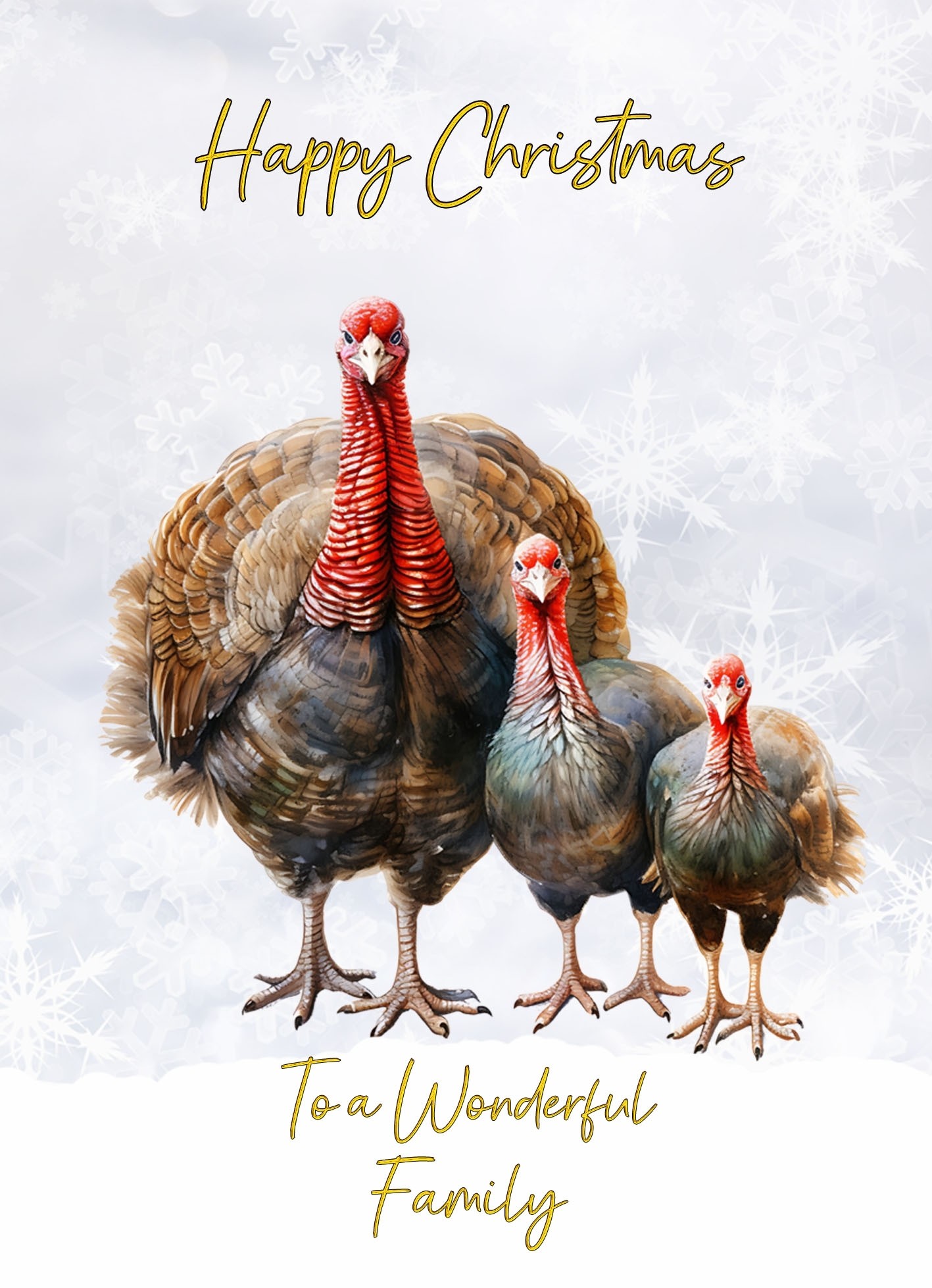 Christmas Card For Family (Turkey)