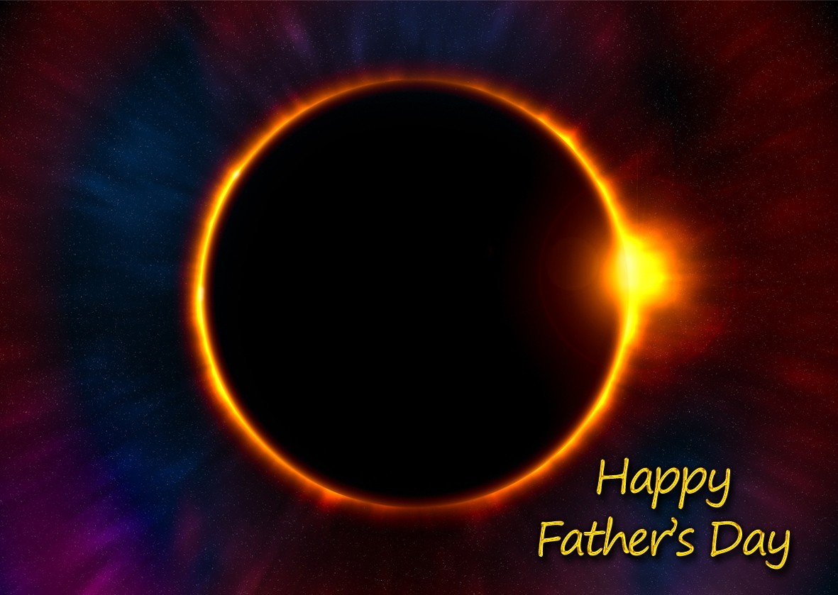 Space Fathers Day Card