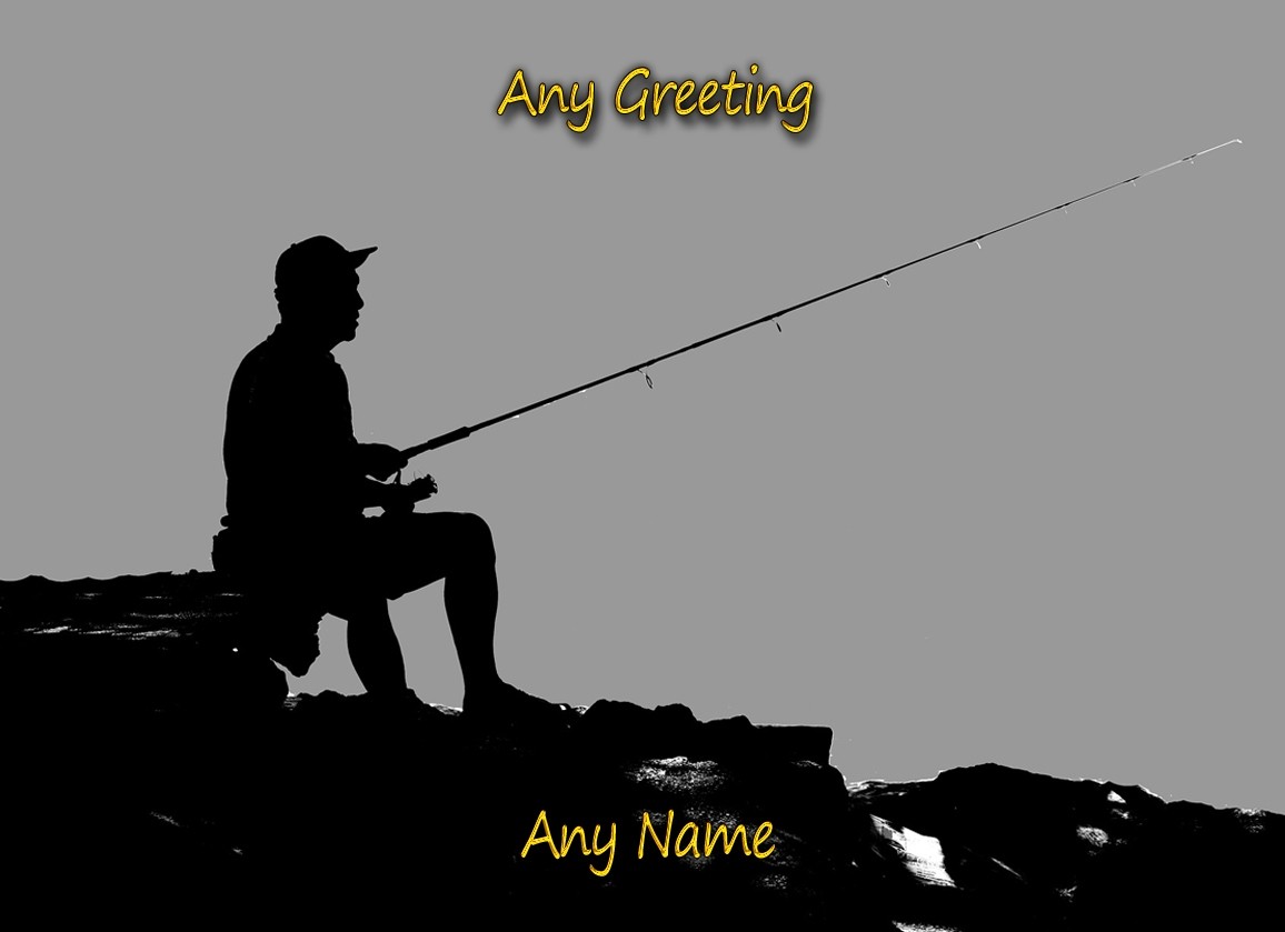 Personalised Fishing Card
