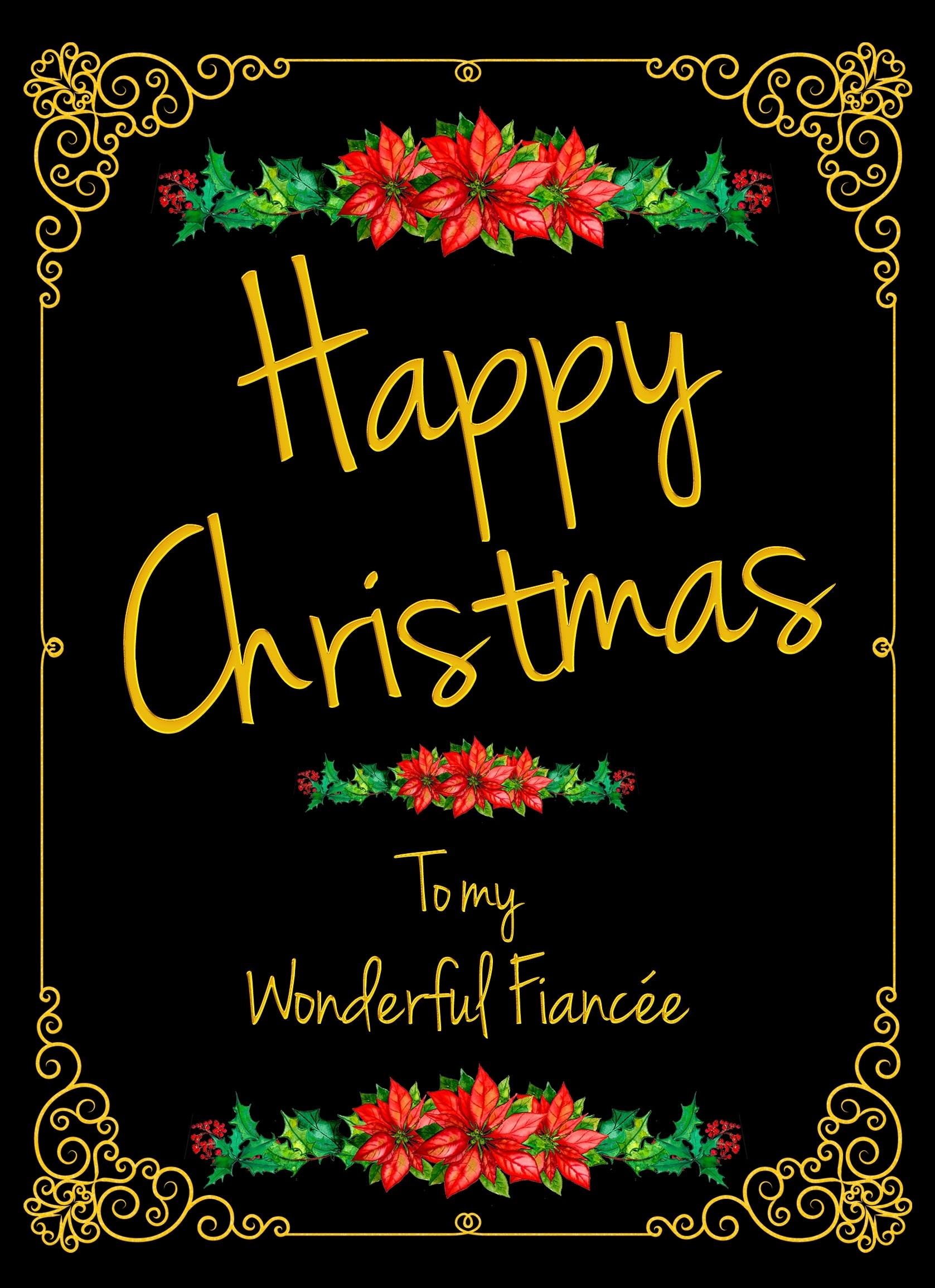 Christmas Card For Fiancee (Wonderful)