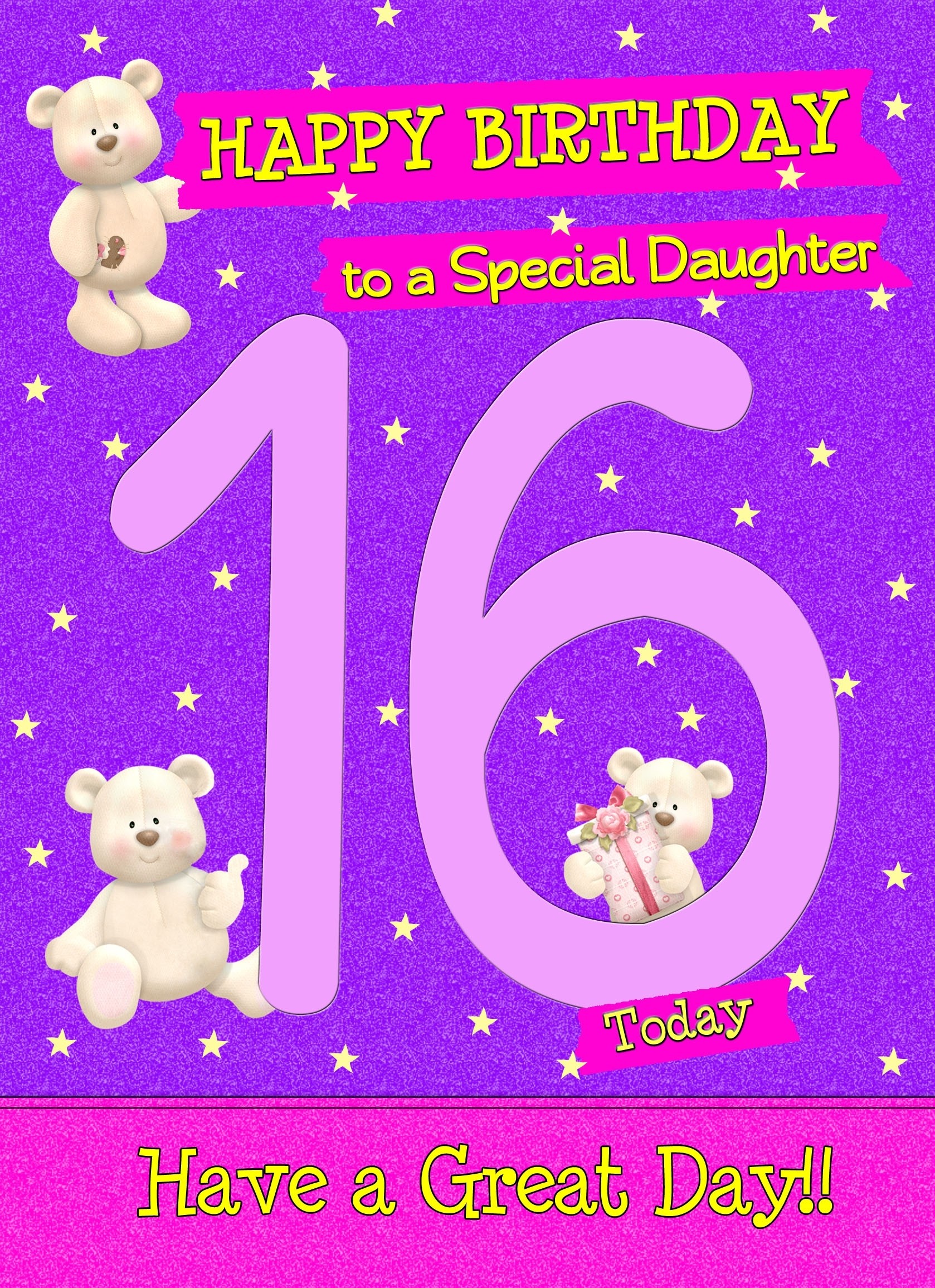 16 Today Birthday Card (Daughter)