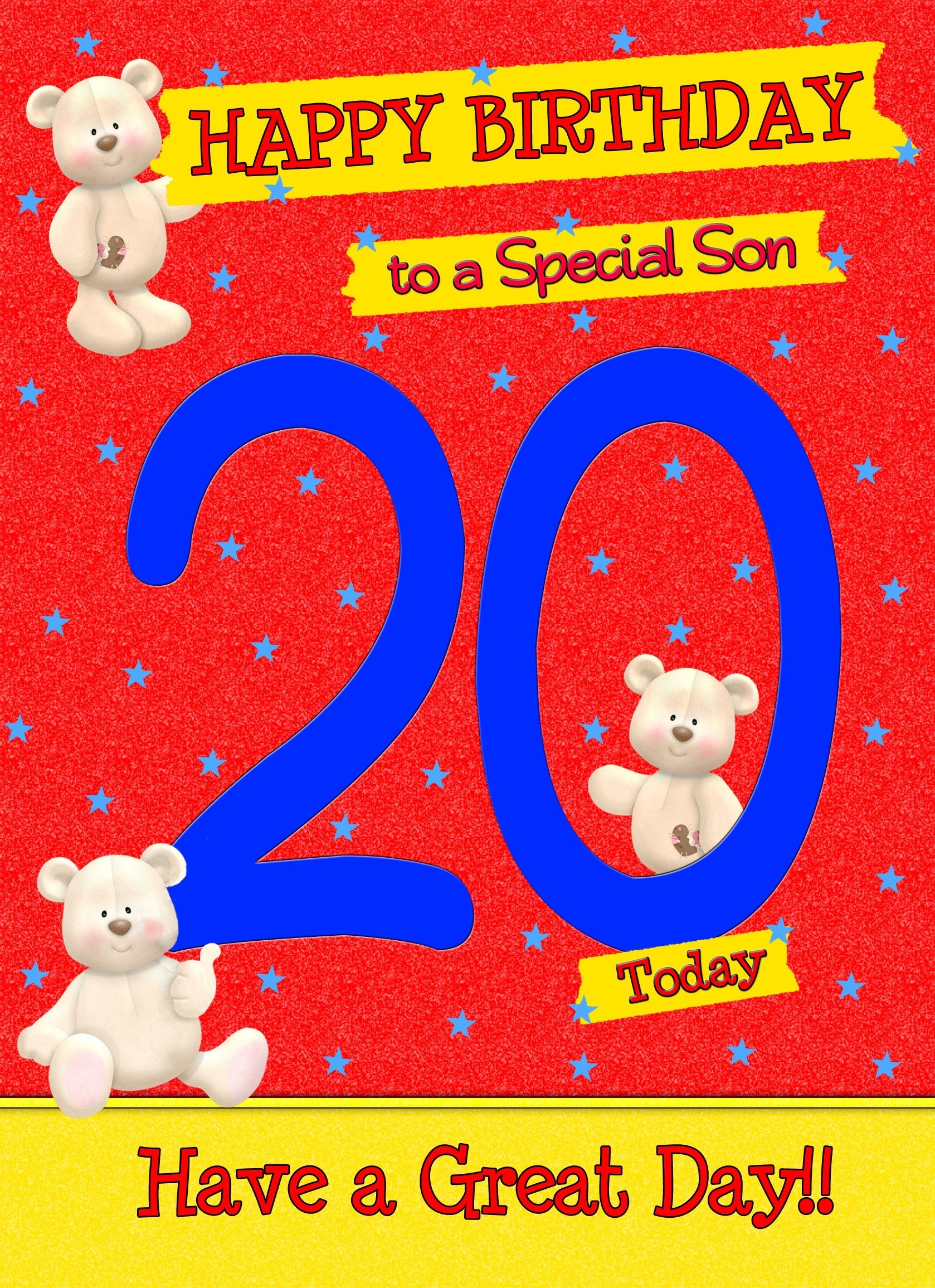 20 Today Birthday Card (Son)