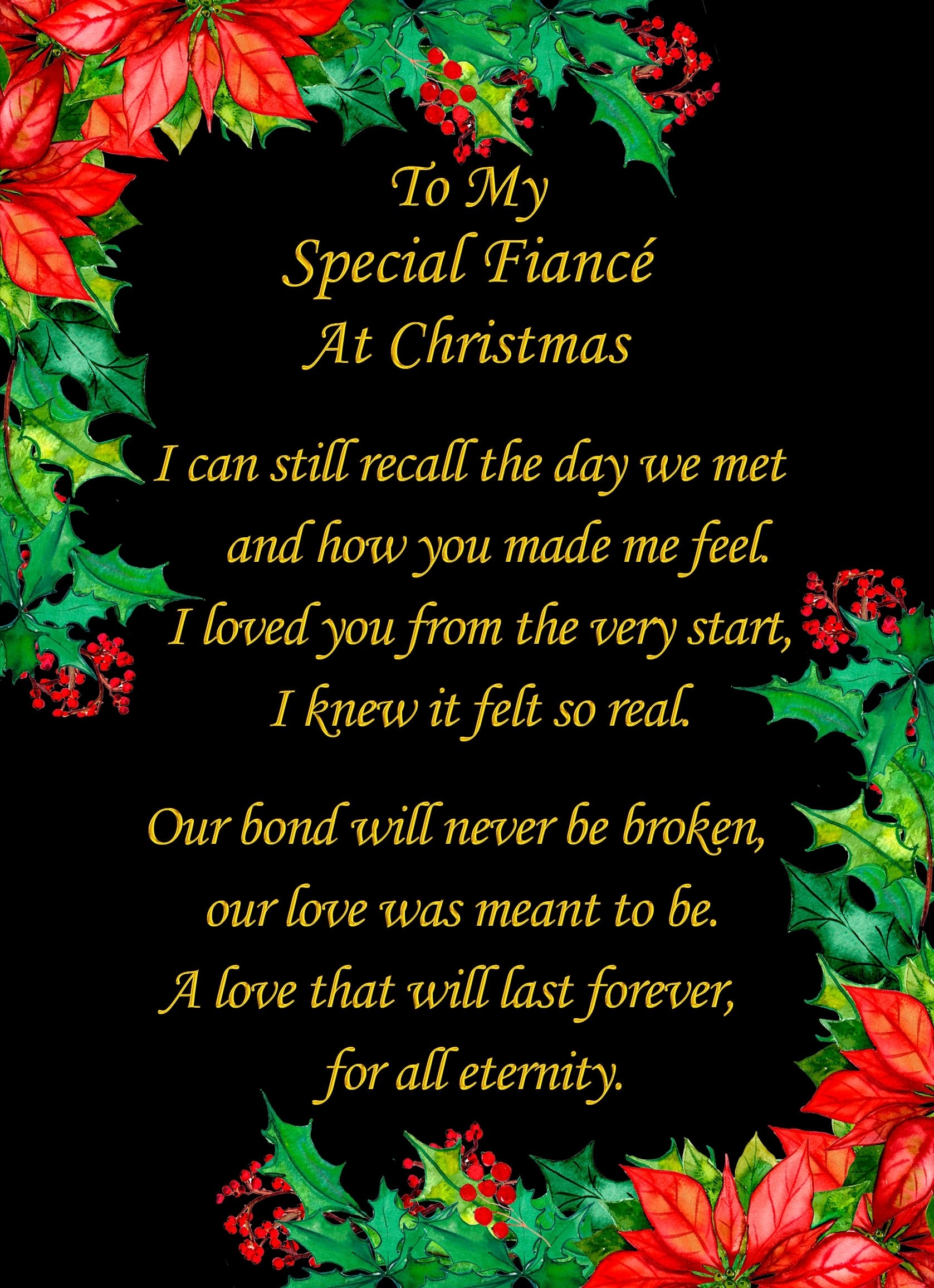 Christmas Card For Fiance