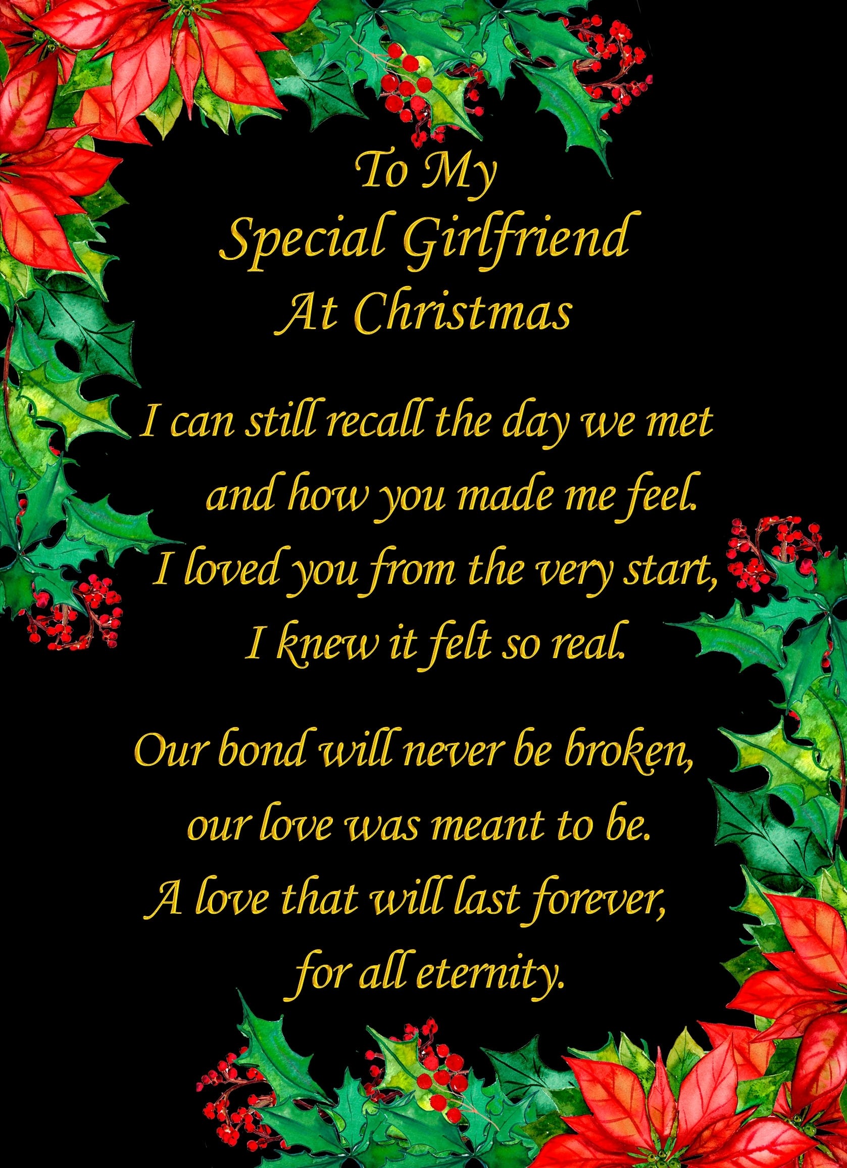 Christmas Card For Girlfriend