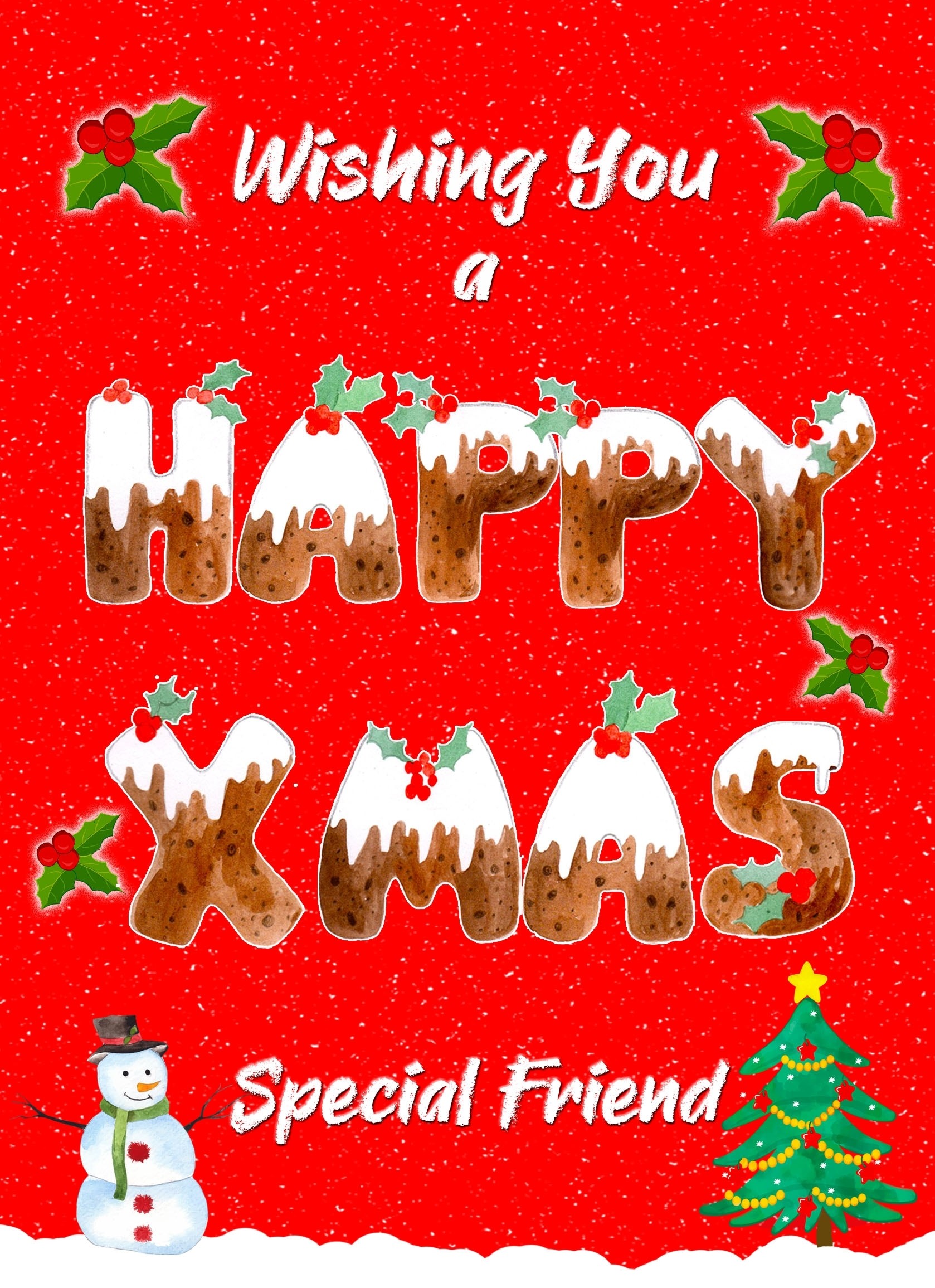 Happy Xmas Christmas Card For Special Friend
