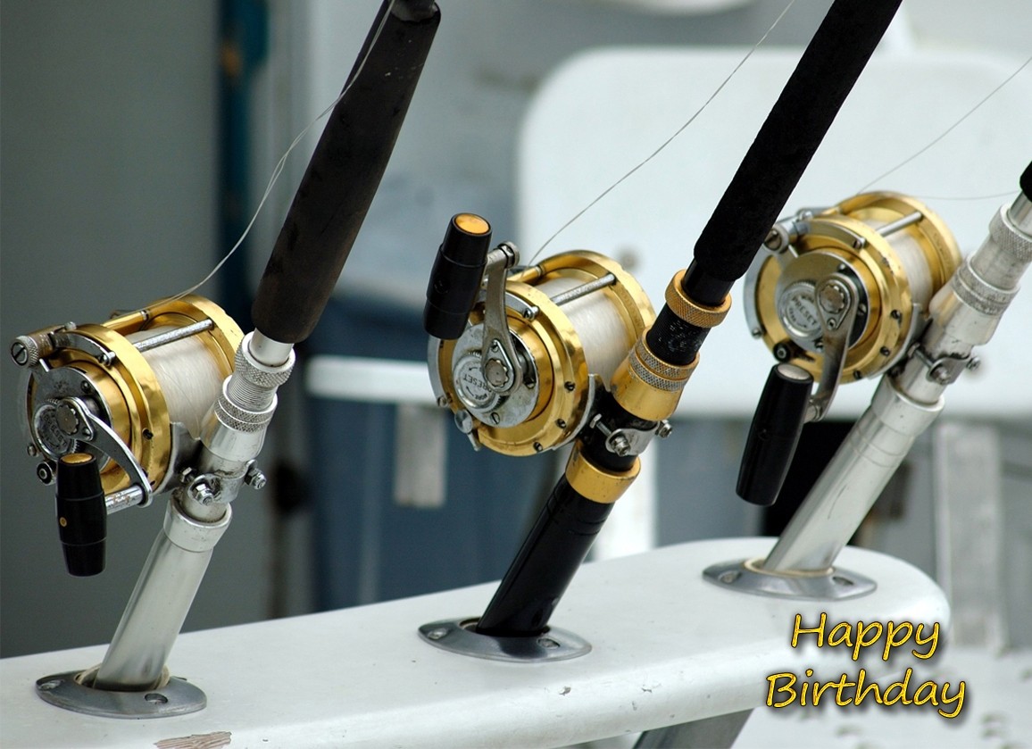 Fishing Birthday Card