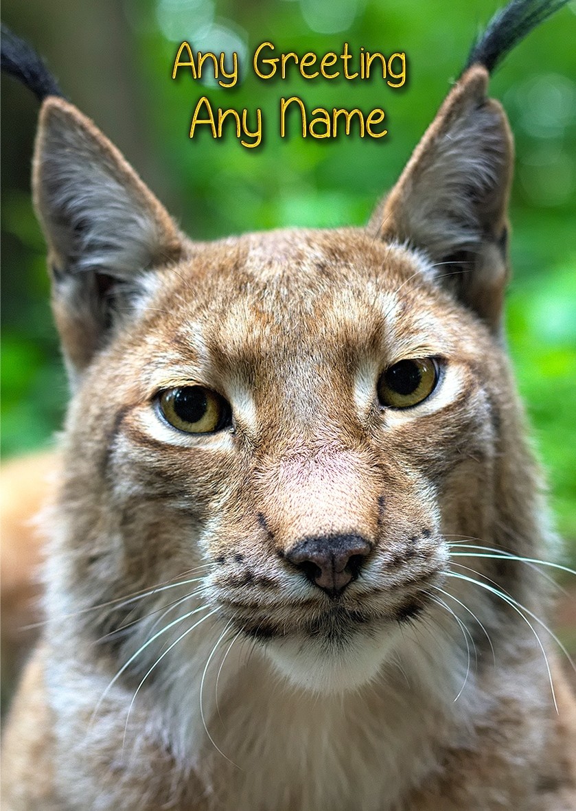 Personalised Lynx Card