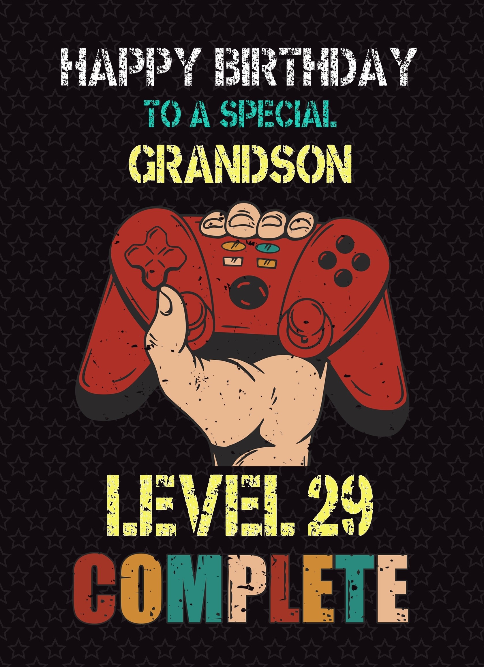 Grandson 30th Birthday Card (Gamer, Design 3)
