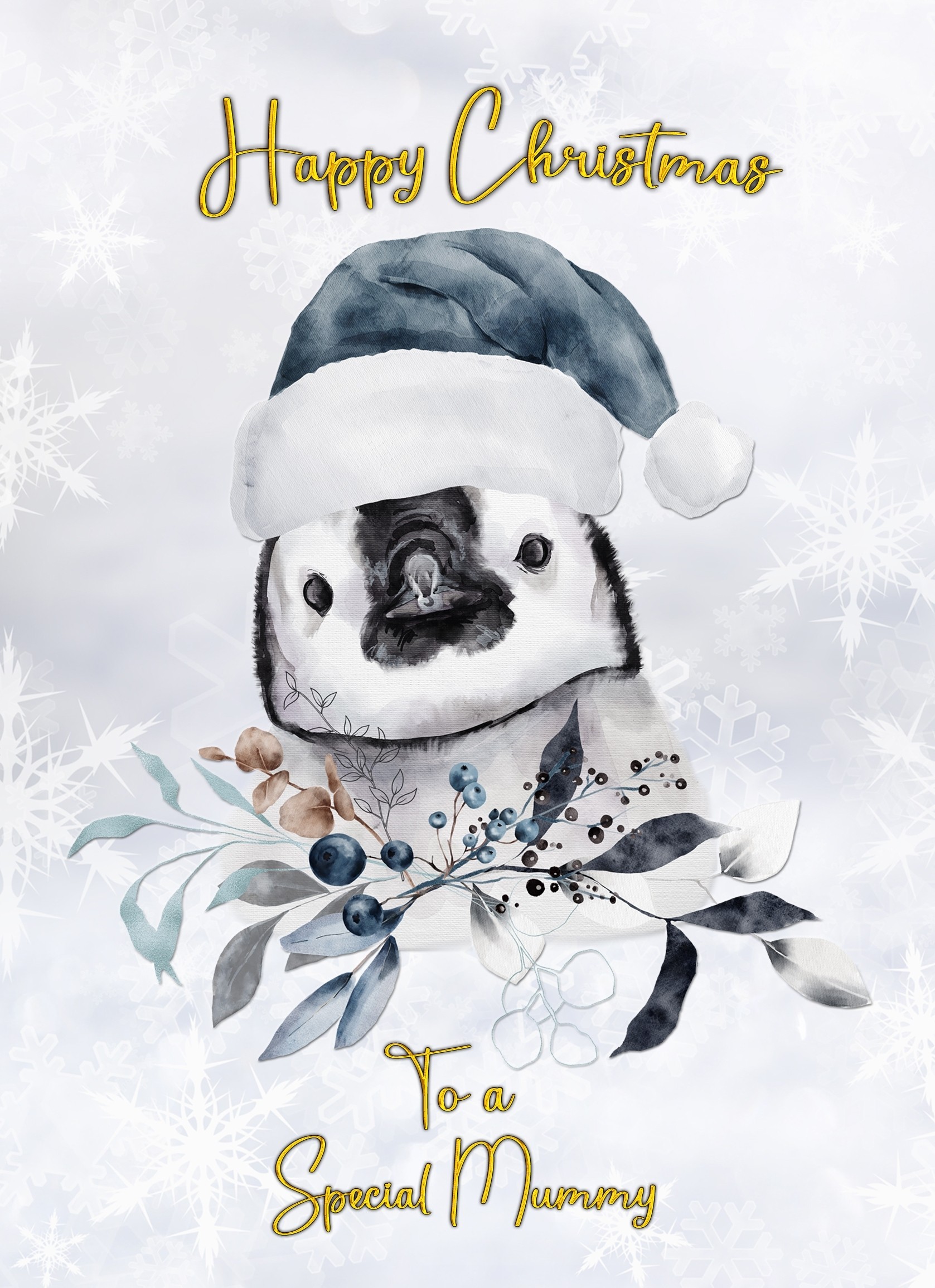 Christmas Card For Mummy (Penguin)