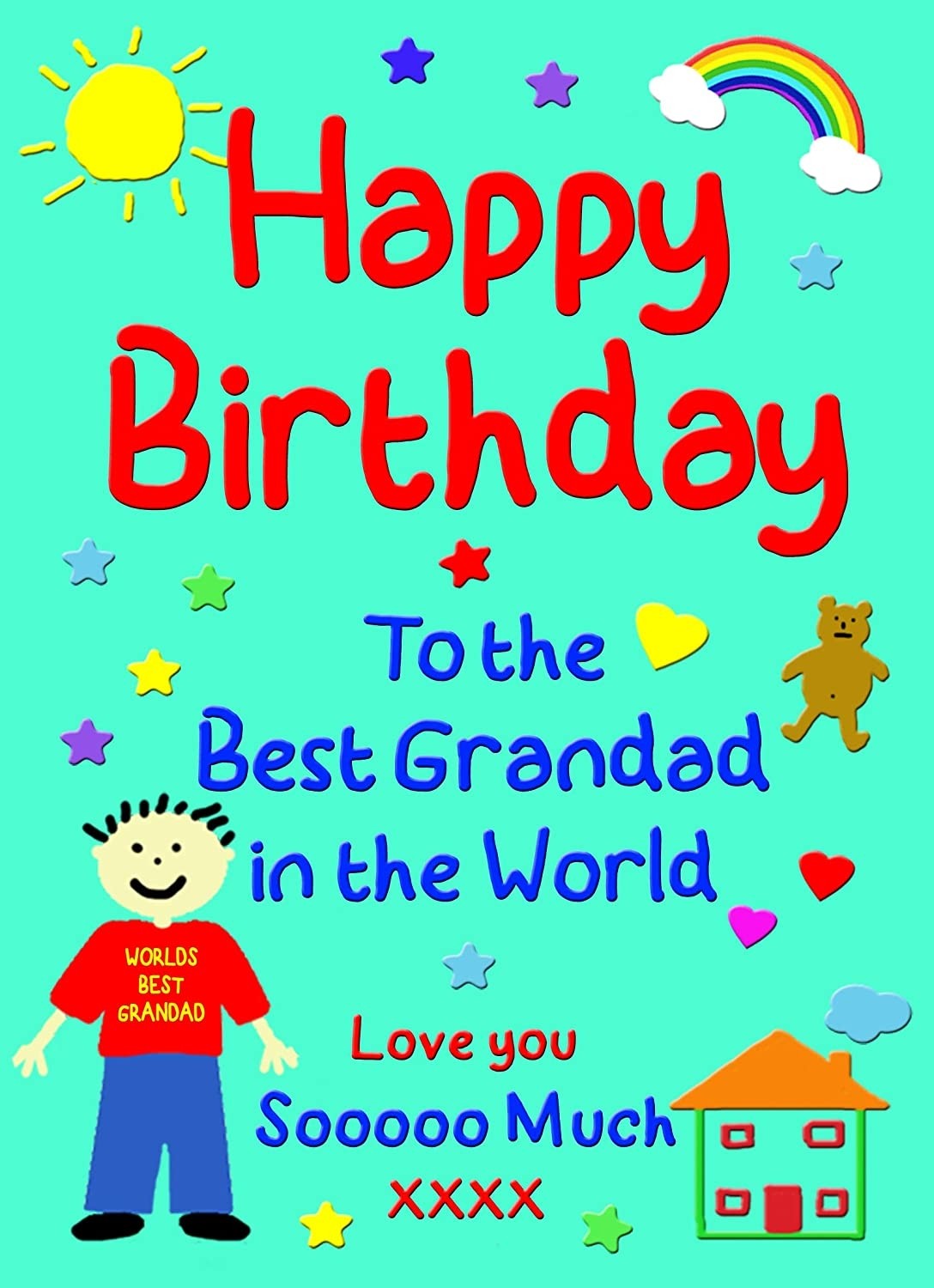from The Kids Birthday Card (Grandad, Green)