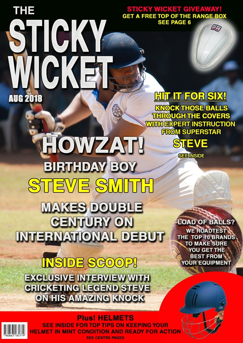 Personalised Cricket Spoof Birthday Card