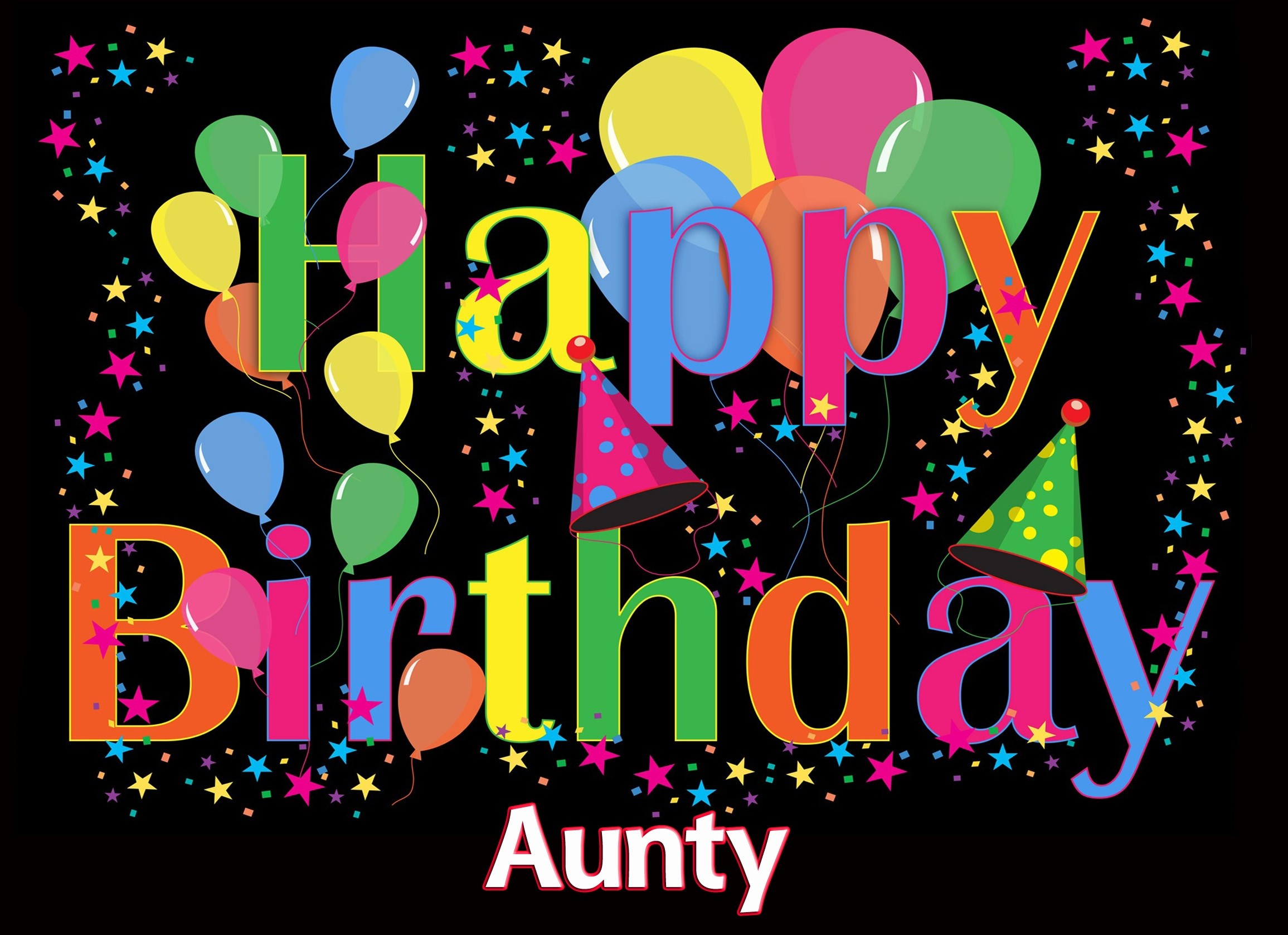 Happy Birthday 'Aunty' Greeting Card