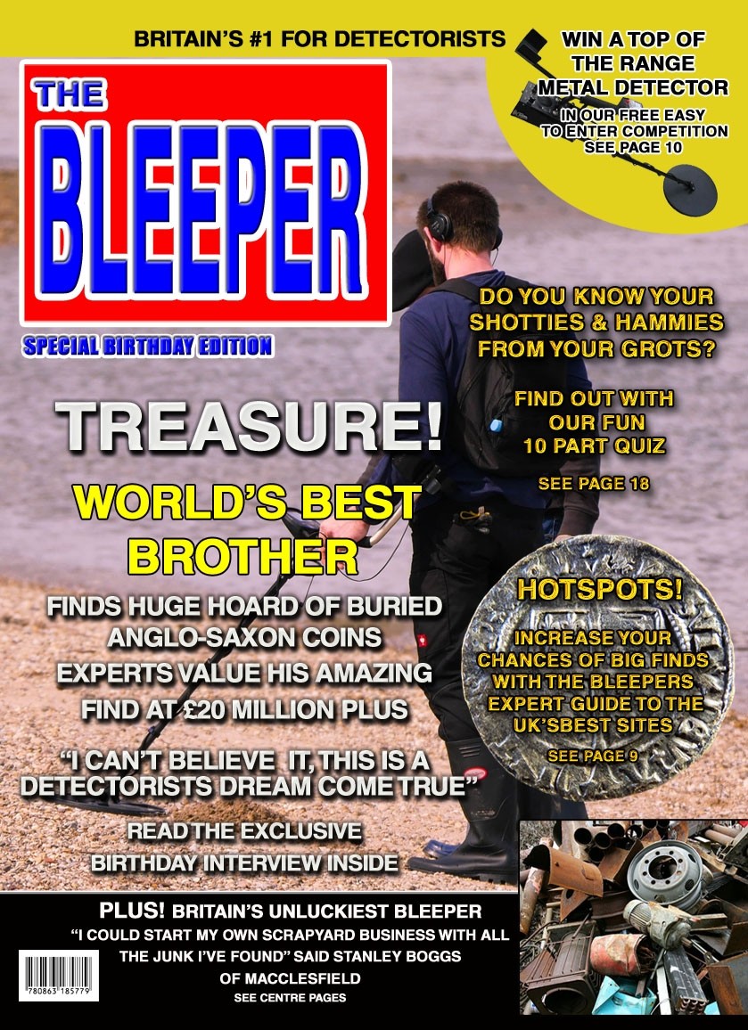 Metal Detector Brother Birthday Card Magazine Spoof