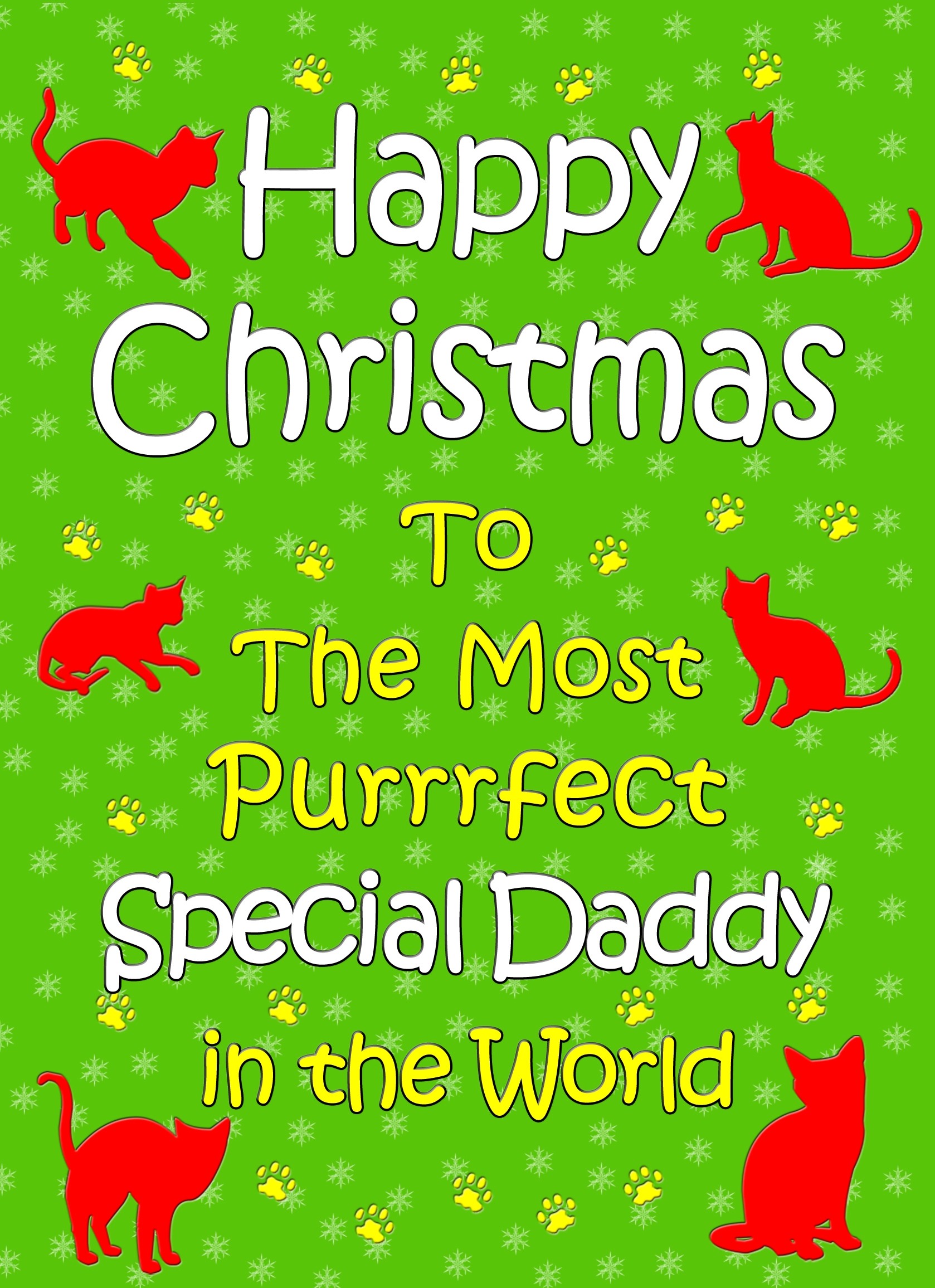 From The Cat Christmas Card (Special Daddy, Green)