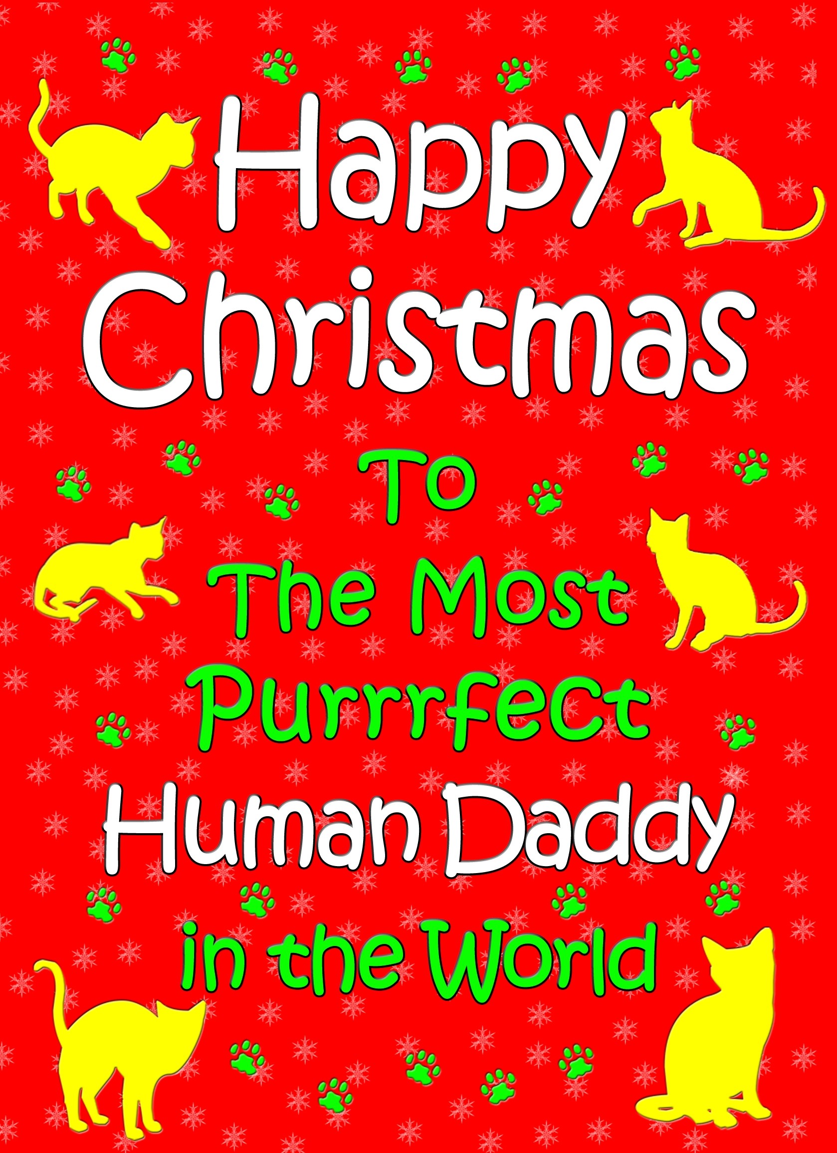 From The Cat Christmas Card (Human Daddy, Red)