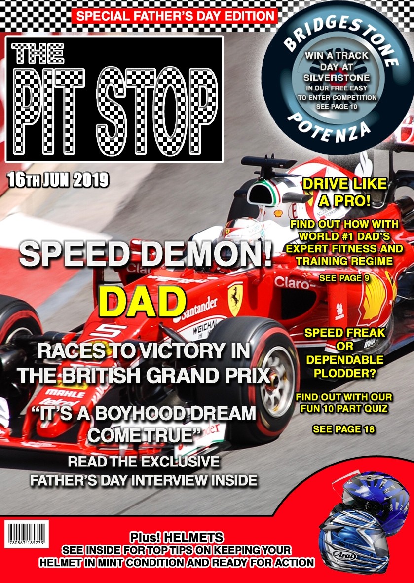 Formula 1 Spoof Father's Day Card