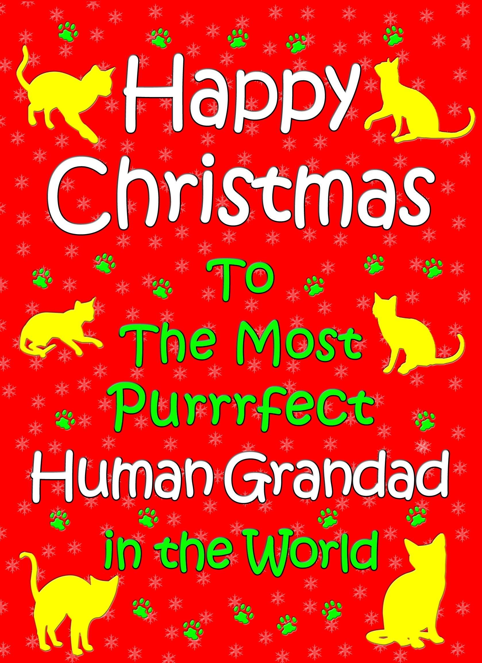 From The Cat Christmas Card (Human Grandad, Red)