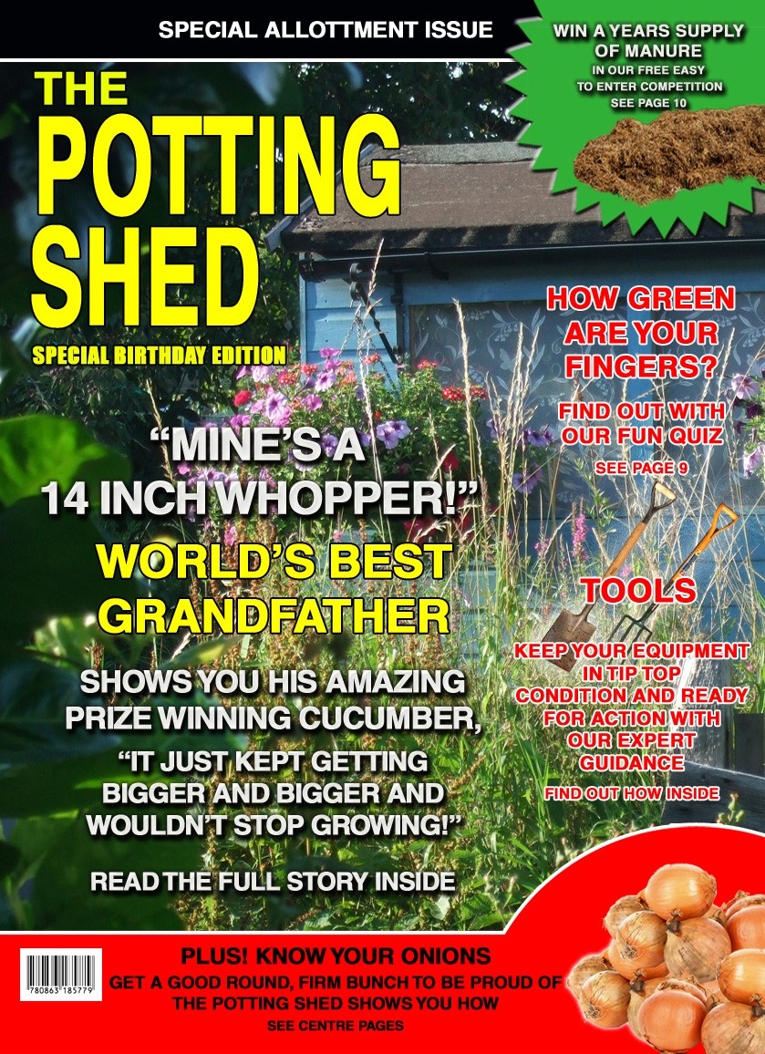 Mens Gardening Allotment 'Grandfather' Magazine Spoof Birthday Greeting Card