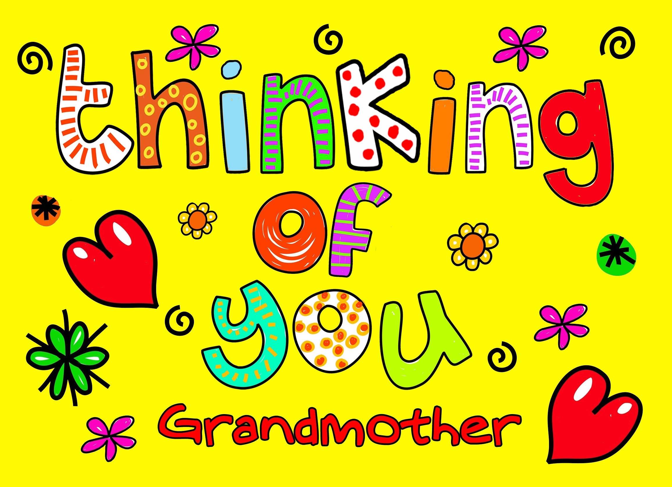 Thinking of You 'Grandmother' Greeting Card