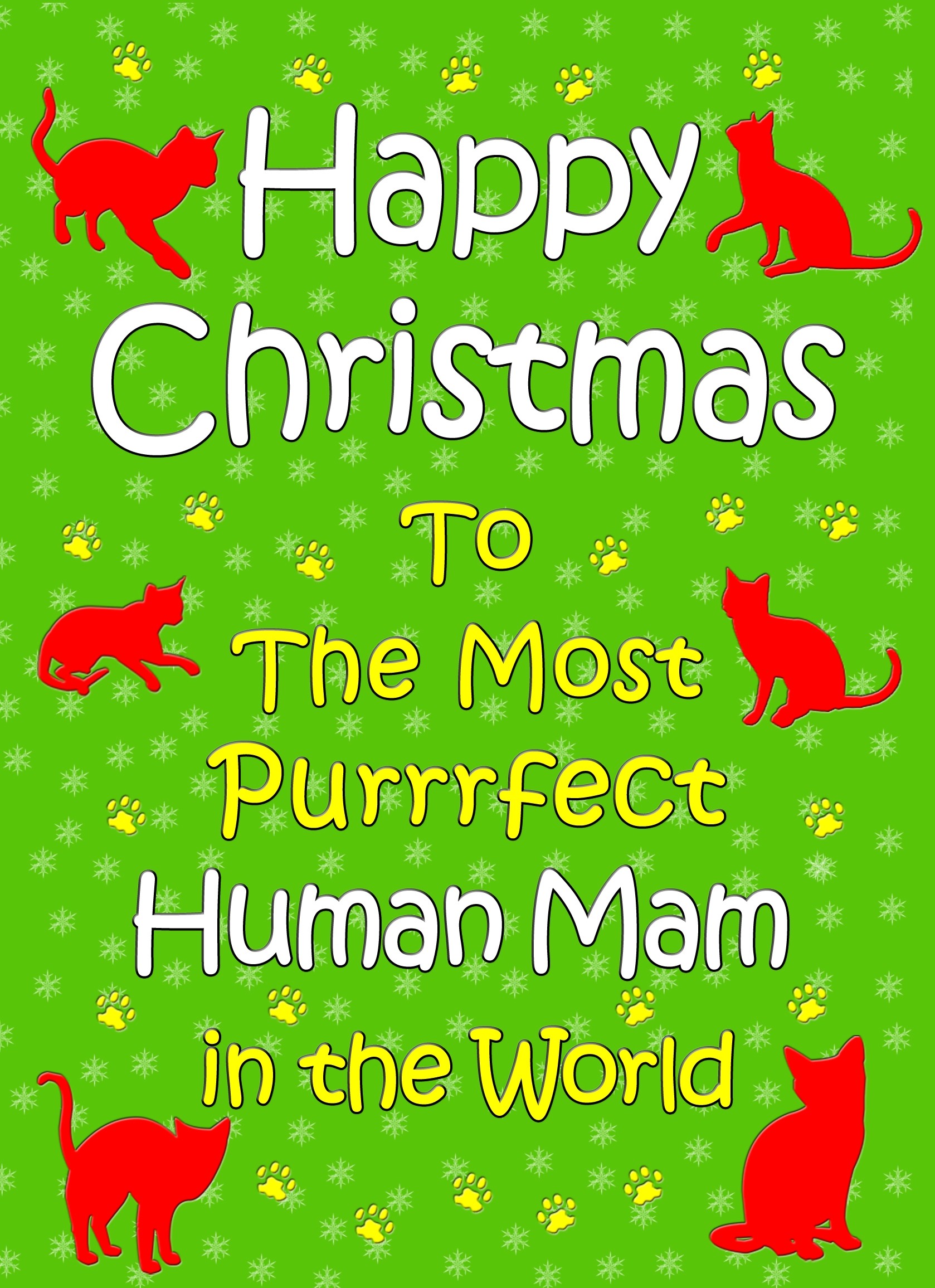 From The Cat Christmas Card (Human Mam, Green)