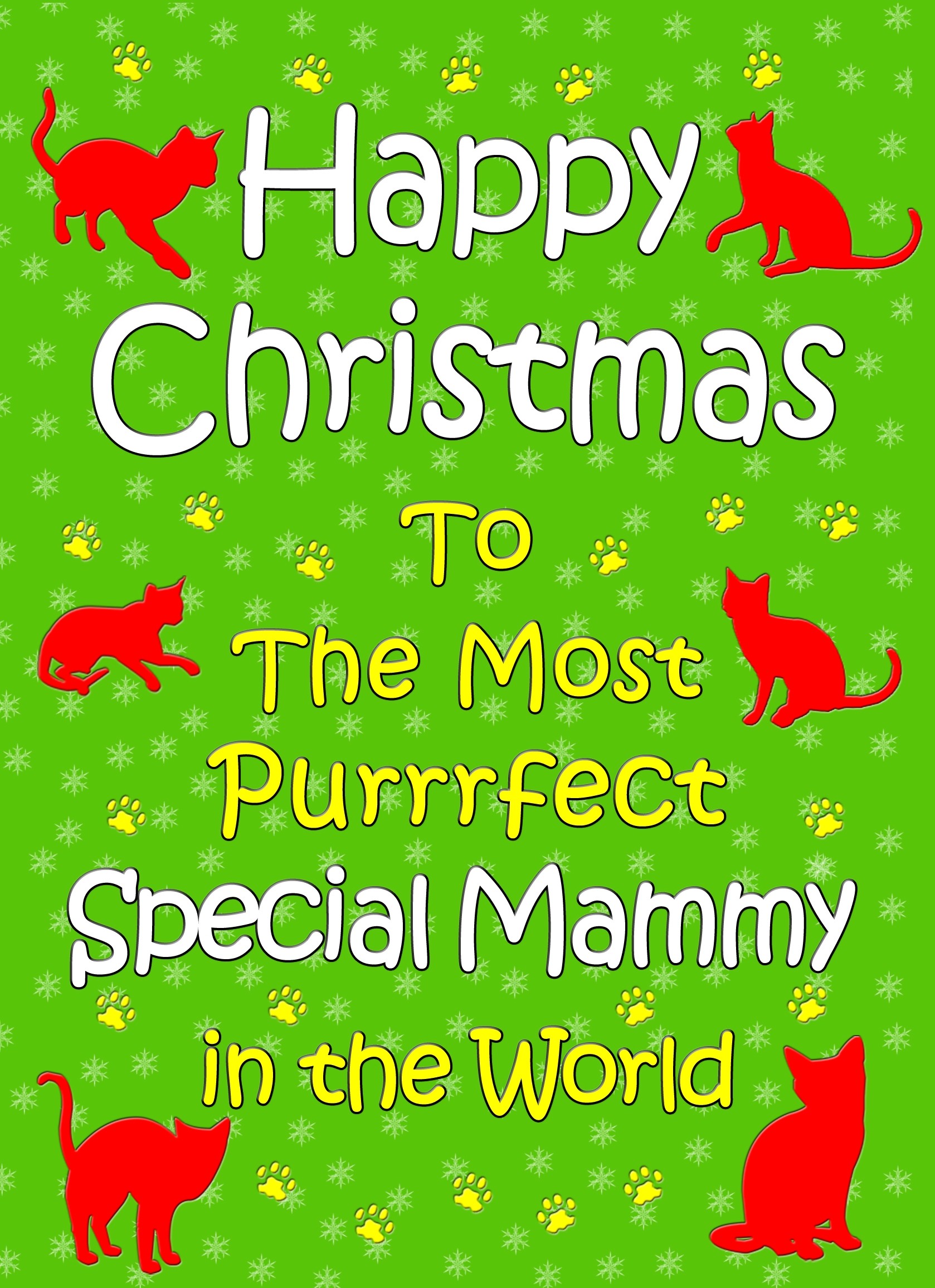 From The Cat Christmas Card (Special Mammy, Green)