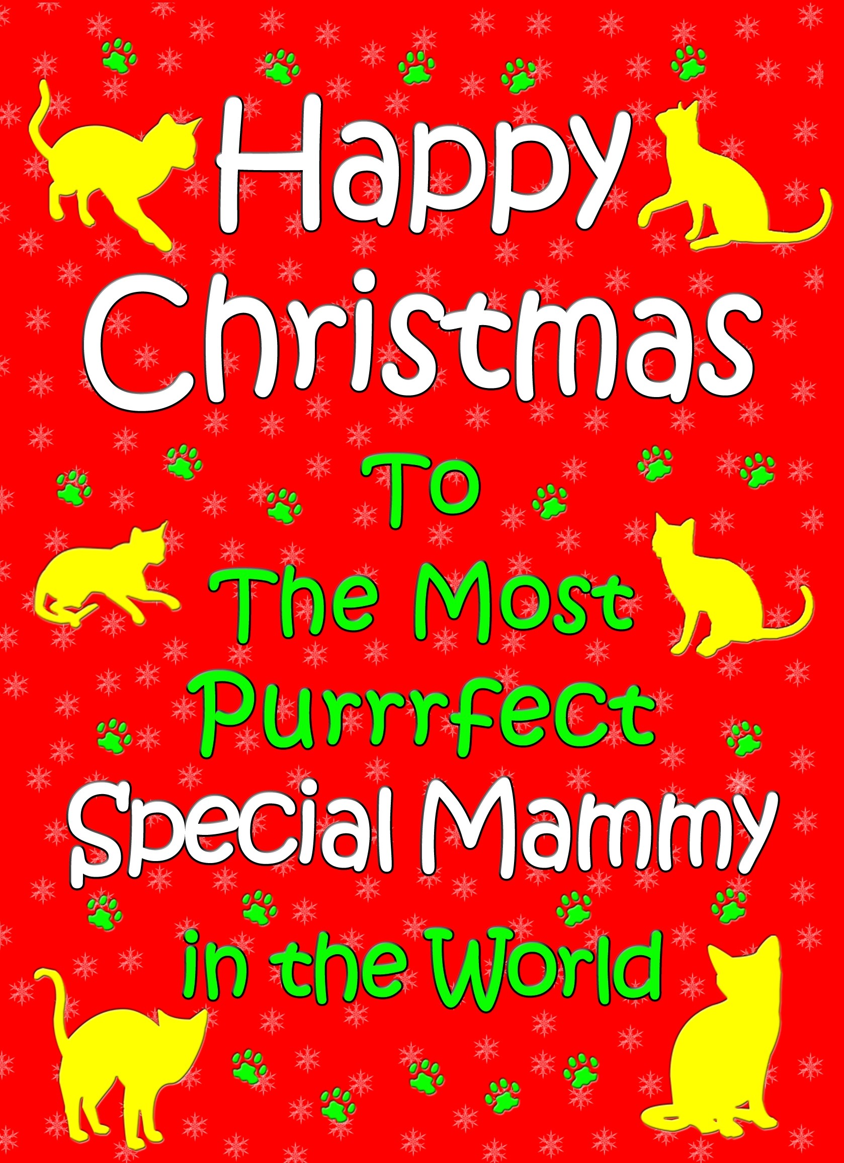 From The Cat Christmas Card (Special Mammy, Red)