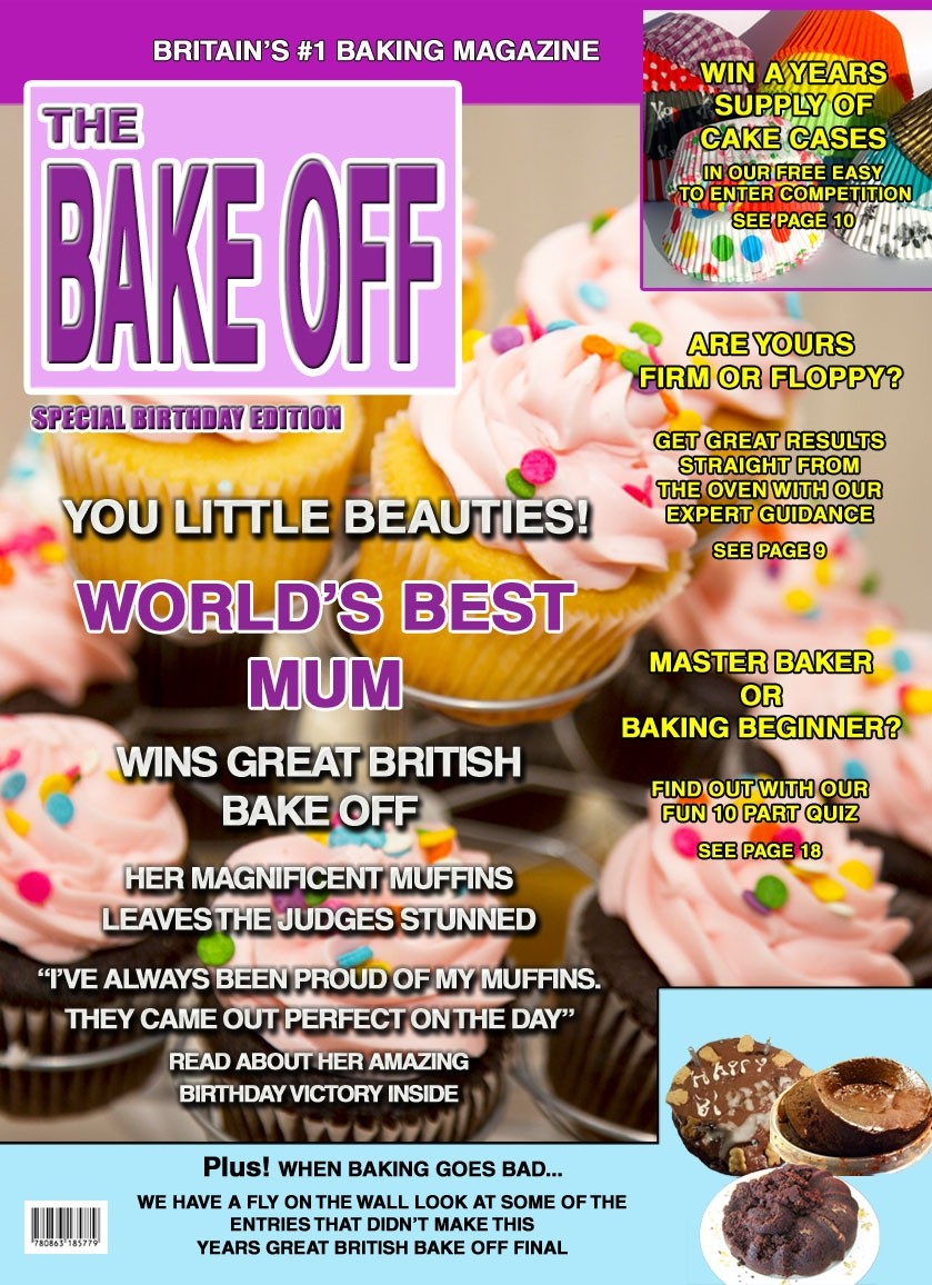 Bake Off Mum Birthday Card Magazine Spoof