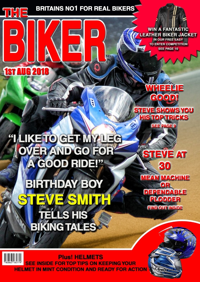 Personalised Motorbike Magazine Spoof Birthday Card