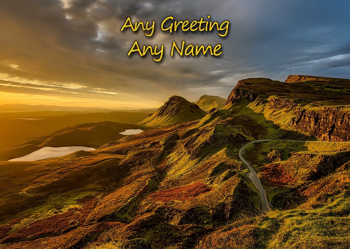 Personalised Scenic Landscape Card