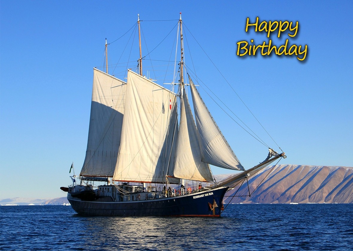 Ship/Boat Birthday Card