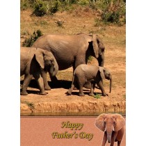 Elephant Father's Day Card