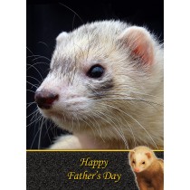 Ferret Father's Day Card