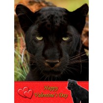 Black Panther Valentine's Day Card