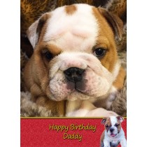 Personalised Bulldog Card