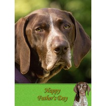 German Short Haired Pointer Father's Day Card
