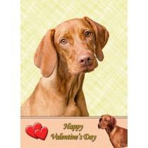 Vizsla Valentine's Day Card