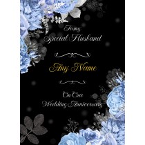 Personalised Wedding Anniversary Card (For Special Husband)