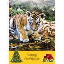 Tiger christmas card