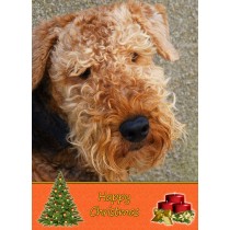 Airedale Christmas Card