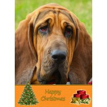 Bloodhound Christmas Card