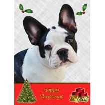French Bulldog christmas card