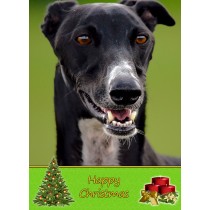 Greyhound christmas card