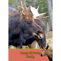 Personalised Moose Card