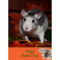 Rat Father's Day Card