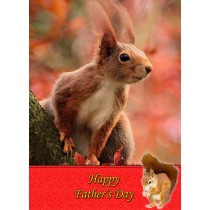 quirrel Father's Day Card