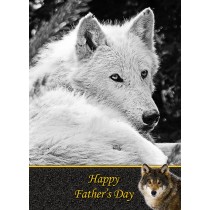 Wolf Father's Day Card